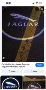 puddle light Jaguar