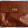Urban Outfitters Brown Leather Clutch Handbag Image 2