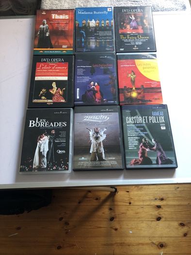 Classical Operas on 36 DVD sets