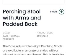 Perching Stool