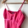 Pure Silk Fuchsia Slip Dress Image 2