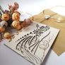 Wooden Wedding Card Image 2