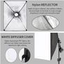 Photography Lighting Kit 2x 135W Continuous Lighting Kit 20"x28"/50x70cm Softbox Soft Box Photo Studio Set Light Bulbs Lamp 5500K Photography E27 Socket Softboxes UK Plug Image 5
