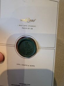 Wax seals with 3m stickers