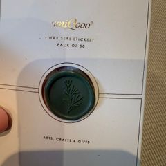 Wax seals with 3m stickers