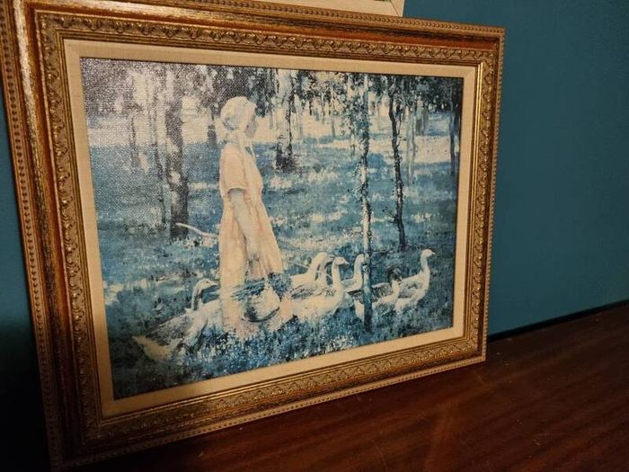 Nation gallery of Ireland print of "Goose Girl"