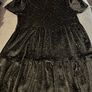 Girls sparkly black dress 9-10yrs Image 2