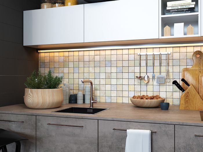 Pebble, stone, brick, tile Effect 3D PVC  Wall panel