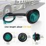 10pcs of 3/4-inch Bullet-style Round LED Side Marker Lights, Suitable for 12V- 24V Trailers, Trucks, Image 6