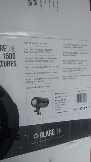Glare One 150W LED Photography studio light