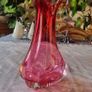 Murano Glass Ruby Vase Image 8