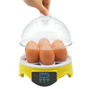 7 Eggs Automatic Incubator Plastic Digital Chicken Temperature Control
