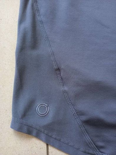 Nike Mens SPHERE DRY Running T-Shirt Large Grey & Orange