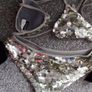 leg avanue sequined silver bikini size fits X's s Image 3