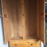 Solid wood wardrobe in excellent condition. Two Drawers. Image 2