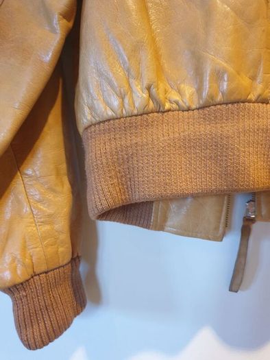 70s / 80s vintage leather jacket (extra small)
