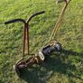 2 Vintage push lawnmowers Image 3