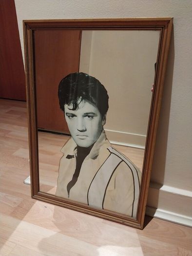 Vintage Elvis Mirror