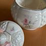 Donegal Parian China sugar bowl in the "Irish Rose" pattern Image 4