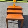 Vintage Mid-century Danish style nest of tables c1960 Image 2
