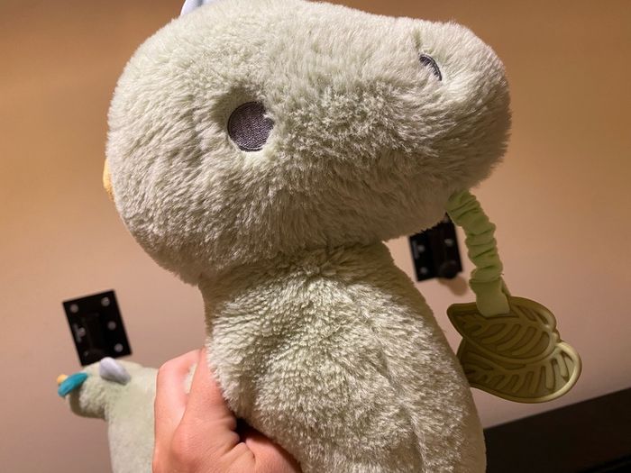 Green dinosaur soft toy teddy