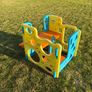 Kids Indoor/Outdoor Climbing Frame & Slide - Educational Play Centre Image 6