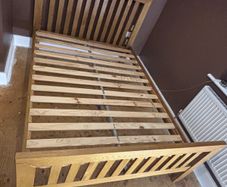 Double size bed frame