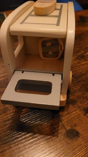 Little dutch wooden campervan