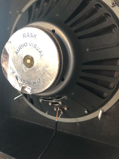 Antique speaker cab