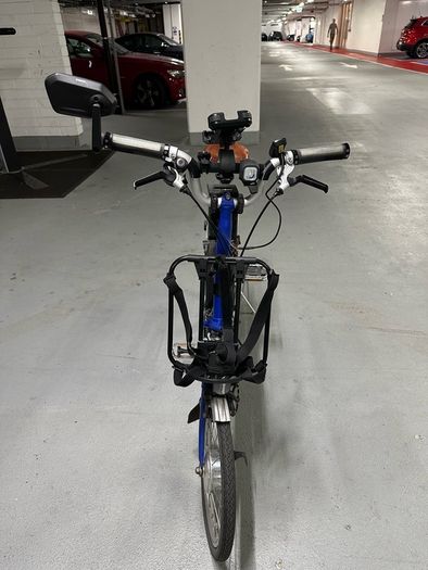 Brompton C-Line Blue Swytch Electric Bike
