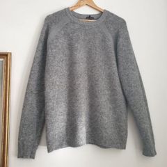 Theory Wool Blend Knitted Jumper Size Large