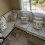Great Condition Beige L Shape Sofa & Matching Armchair Image 5