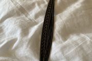 Bracelet leather and beaded