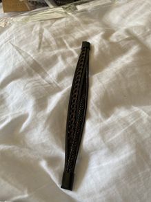 Bracelet leather and beaded