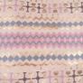 Traffic People Gold Pink Blue Metallic Geometric Jacquard Mini Skirt Size S Image 2