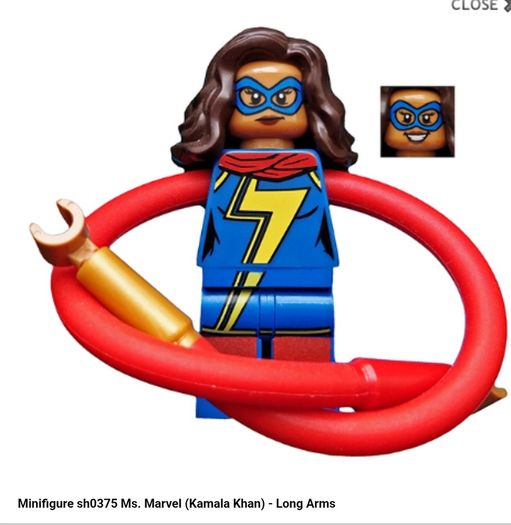 Lego Super Heroes sh0375 Ms. Marvel