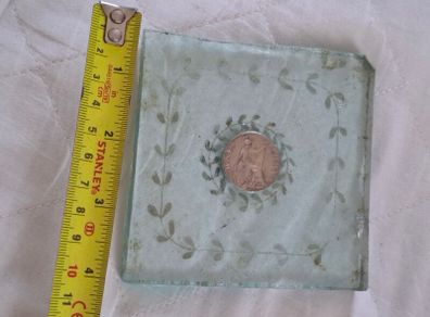 Half penny 1917 coaster