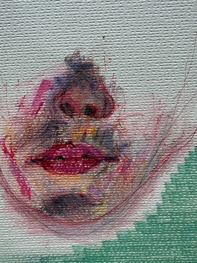 Original Art Original Drawing 'Transitioning' Irish Art abstract painting