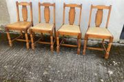 Antique Chairs x 4 - Art Deco Style