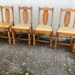 Antique Chairs x 4 - Art Deco Style