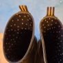 Joules Coastal Mid-Height Wellington Rain Boots - Navy Blue Image 3