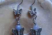 Handmade errings, Butterfly earrings, Jewellery, Drop earrings, Gift