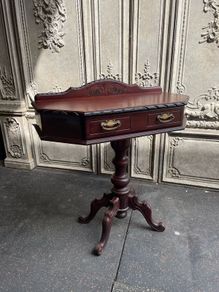 solid wood hall table