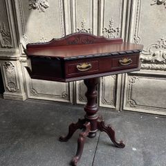 solid wood hall table