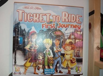 Days of Wonder | Ticket To Ride First Journey Days of Wonder Board Game | Ages 6+ new-sealed