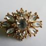 Vintage Crystal Snowflake Brooch Image 2