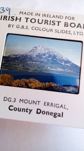 Vintage Photographic Slide. Mount Errigal, Donegal.