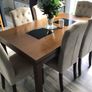 dining table and six chairs Image 5