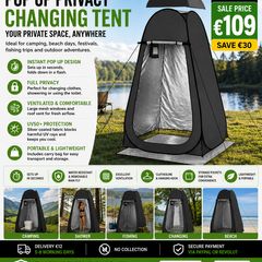 Shower Tent Extra Tall