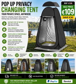 Shower Tent Extra Tall